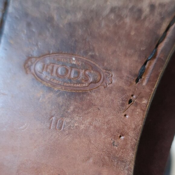 Tod's Brown Suede Loafers - Picture 10 of 14